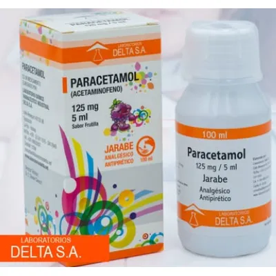 PARACETAMOL 125 MG JARABE FCO X 100 ML. - Ecofarma